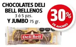 Farmacias Guadalajara Chocolates deli bell rellenos y jumbo oferta