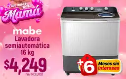 Boxito Mabe lavadora semiautomática 16 kg oferta