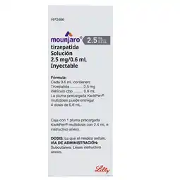 Farmacias YZA Mounjaro Teriparatida 2.5 Mg/0.6 Ml Sol oferta