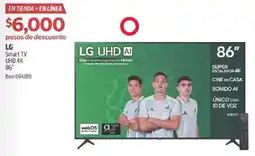 Costco Lg smart tv uhd 4k 86" oferta