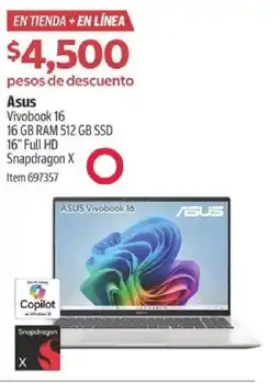 Costco Asus vivobook 16 oferta