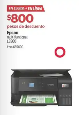 Costco Epson multifuncional L3560 oferta