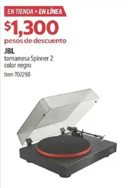 Costco Jbl tornamesa spinner 2 color negro oferta