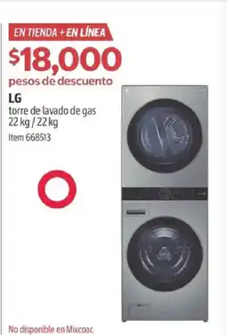 Costco Lg torre de lavado de gas oferta