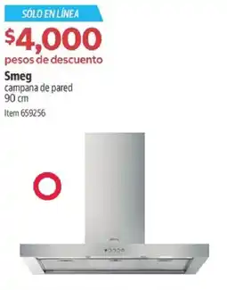Costco Smeg campana de pared oferta