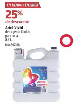 Costco Ariel vivid detergente líquido para ropa oferta