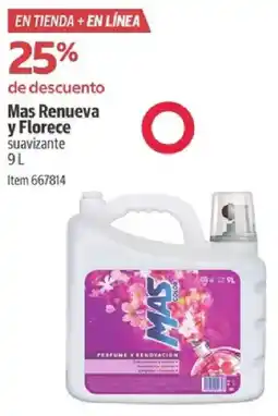 Costco Mas renueva y florece suavizante oferta