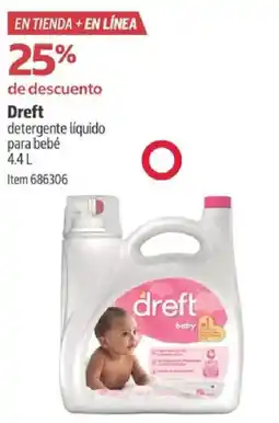 Costco Dreft detergente líquido para bebé oferta