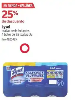 Costco Lysol toallas desinfectantes oferta