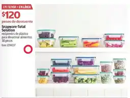 Costco Snapware-total solution recipientes de plástico para almacenar alimentos oferta