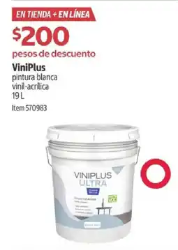 Costco Viniplus pintura blanca vinil-acrilica oferta