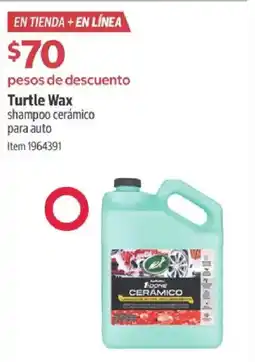 Costco Turtle wax shampoo cerámico para auto oferta