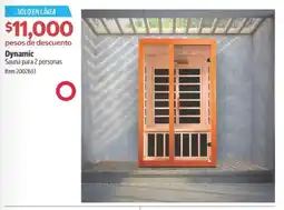 Costco Dynamic sauna para 2 personas oferta