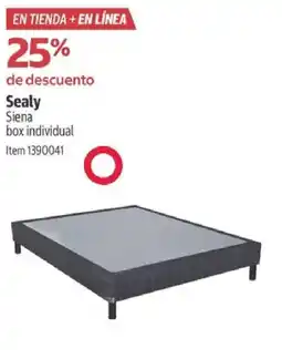 Costco Sealy siena box individual oferta