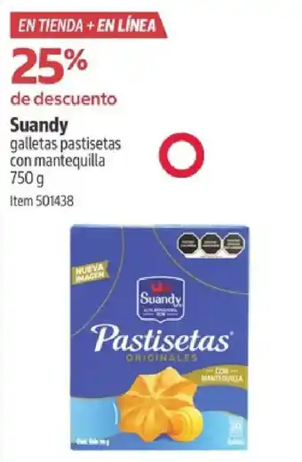 Costco Suandy galletas pastisetas con mantequilla oferta