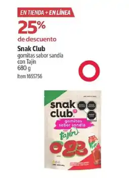 Costco Snak club gomitas sabor sandía con tajín oferta