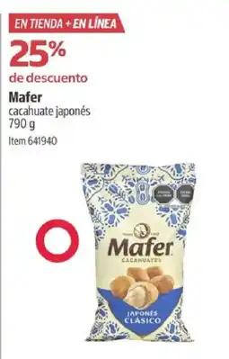 Costco Mafer cacahuate japonés oferta