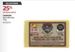 Costco Lacmeno queso menonita oferta