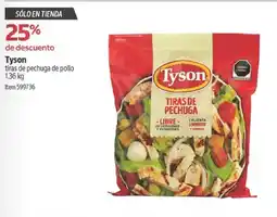 Costco Tyson tiras de pechuga de pollo oferta