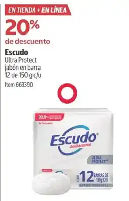 Costco Escudo Ultra Protect jabón en barra oferta