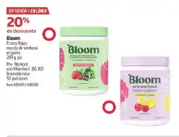 Costco Bloom frutos rojos mezcla de verduras en polvo oferta
