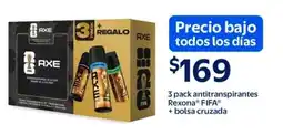 Walmart Rexona antitranspirantes fifa + bolsa cruzada oferta