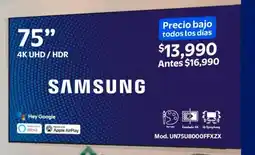 Walmart Samsung smart tv 75" oferta