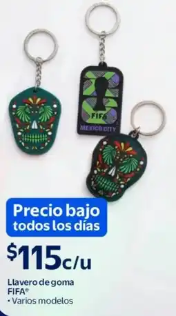 Walmart Llavero de goma fifa oferta