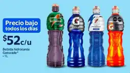 Walmart Gatorade bebida hidratante oferta