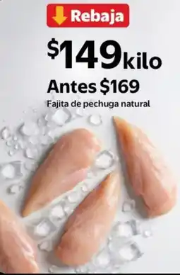 Walmart Express Fajita de pechuga natural oferta