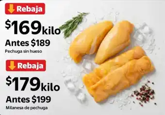 Walmart Express Pechuga sin hueso oferta