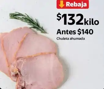 Walmart Express Chuleta ahumada oferta