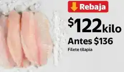 Walmart Express Filete tilapia oferta