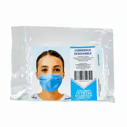 Farmacias YZA Mecch Cubrebocas Blanco 10 Pzas oferta