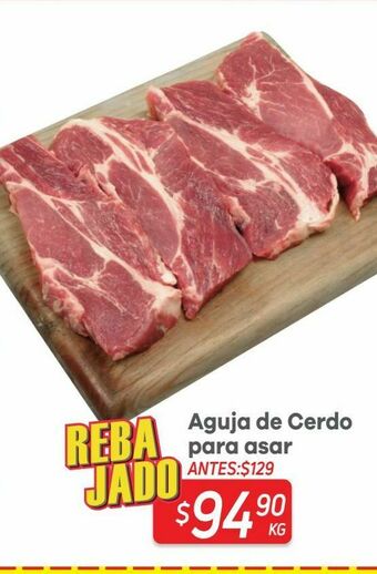 HEB Aguja de cerdo para asar oferta
