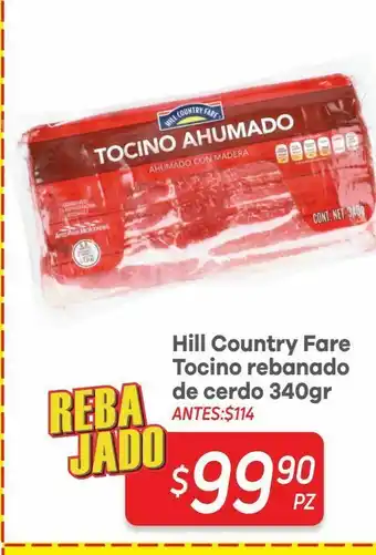 HEB Tocino ahumado hill country fare oferta