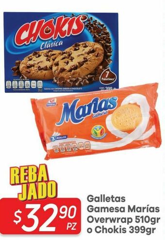 HEB Gamesa galletas marias overwrap 510 gr 3 pz oferta