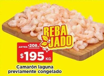 HEB Camaron laguna prev. congelado 1 kg oferta