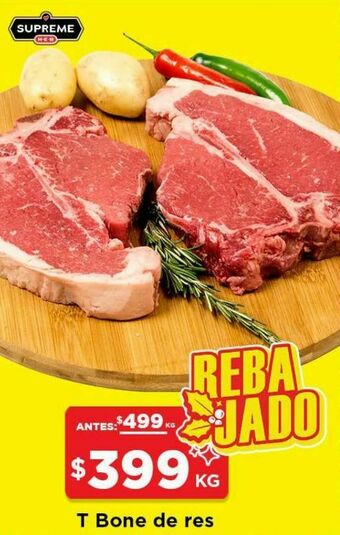 HEB Heb supreme t bone de res 1 kg oferta