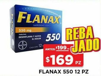 Bayer flanax 550 antiinflamatorio 12 pz