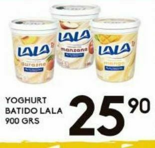 Alsuper Yogurt batido lala 900g oferta