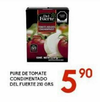 Alsuper Puré de tomate condimentado del fuerte 210g oferta