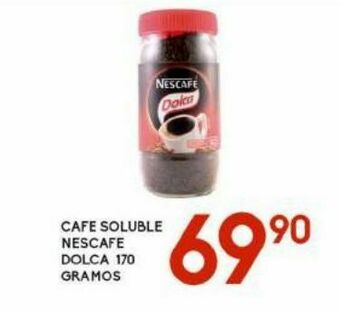 Alsuper Café soluble nescafe dolca 170g oferta