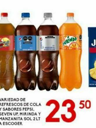 Alsuper Refrescos pepsi, seven up, mirinda 2l oferta
