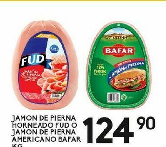 Alsuper Jamón de pierna horneado fud kg oferta
