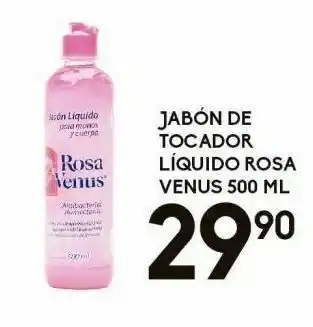 Alsuper Jabón de tocador liquido rosa venus 500ml oferta