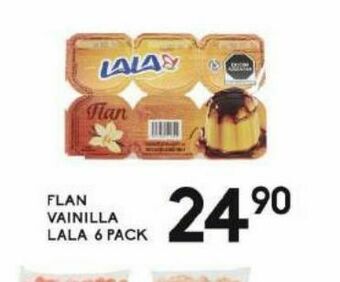 Alsuper Flan vainilla lala 6pack oferta