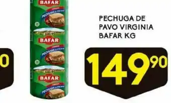 Alsuper Pechuga de pavo virginia bafar kg oferta
