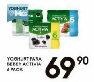 Yogurt para beber activia 6pack