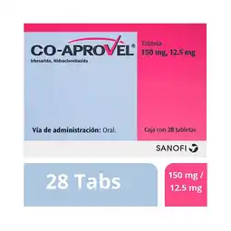 Farmacias Benavides 150 mg / 12.5 mg Hidroclorotiazida + Irbesartan oferta